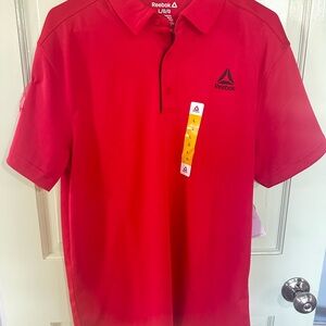 Reebok Men's Vibrant Red Polo